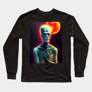 Frankenstein Hallowe T-Shirt Long Sleeve T-Shirt